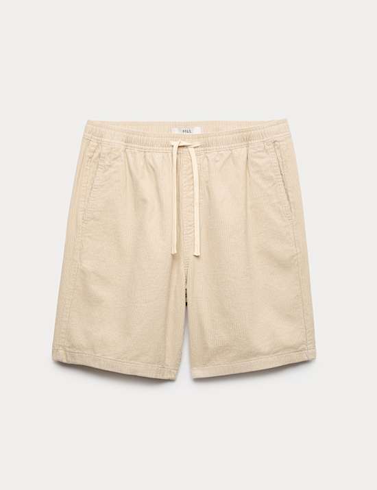 Pure Cotton Corduroy Shorts