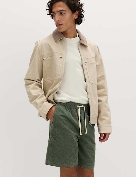Pure Cotton Corduroy Shorts