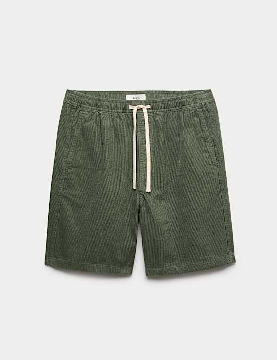 Pure Cotton Corduroy Shorts
