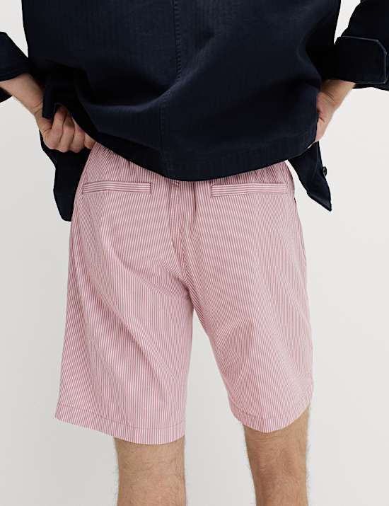 Half-Elasticated Waist Chino Shorts