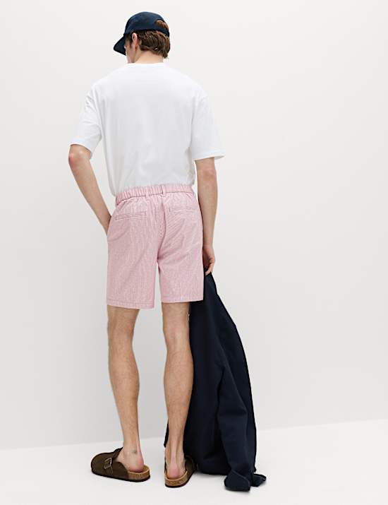 Half-Elasticated Waist Chino Shorts