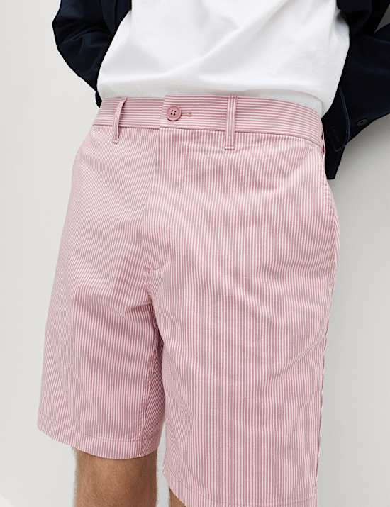 Half-Elasticated Waist Chino Shorts