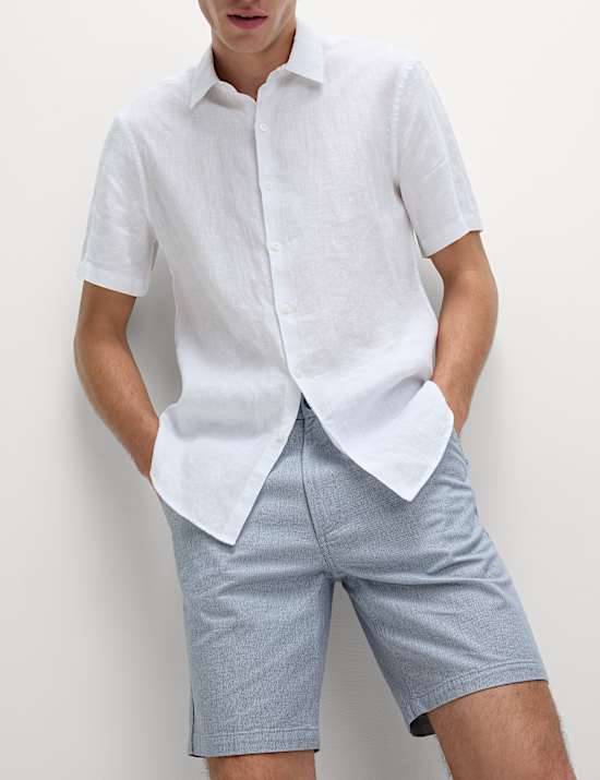 Half-Elasticated Waist Chino Shorts