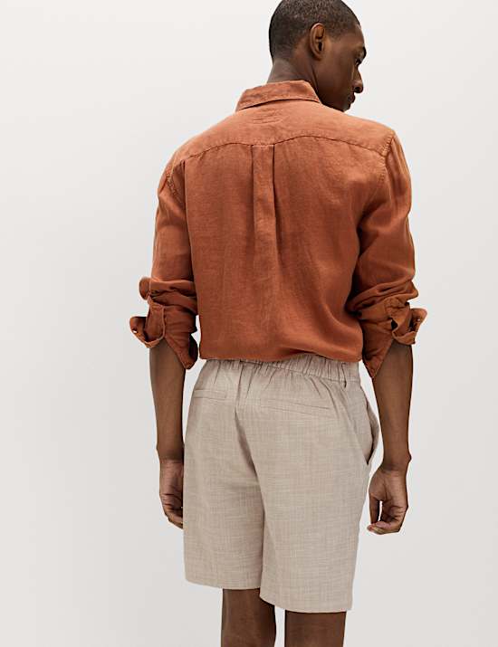 Half-Elasticated Waist Chino Shorts