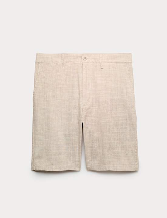 Half-Elasticated Waist Chino Shorts