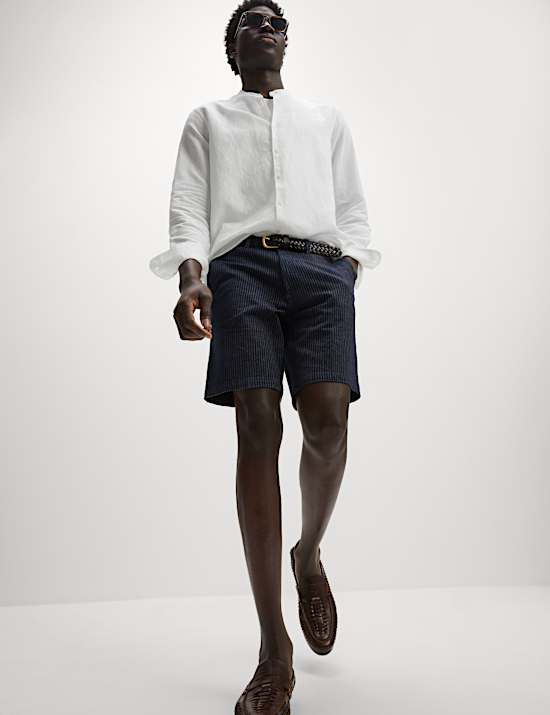 Half-Elasticated Waist Chino Shorts