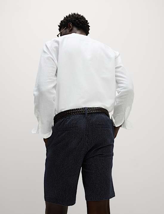 Half-Elasticated Waist Chino Shorts