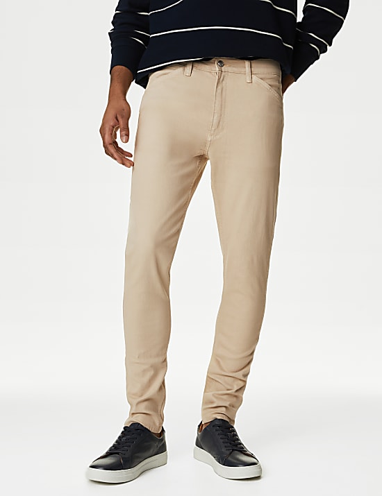Slim Fit Tea Dyed Cotton Jean