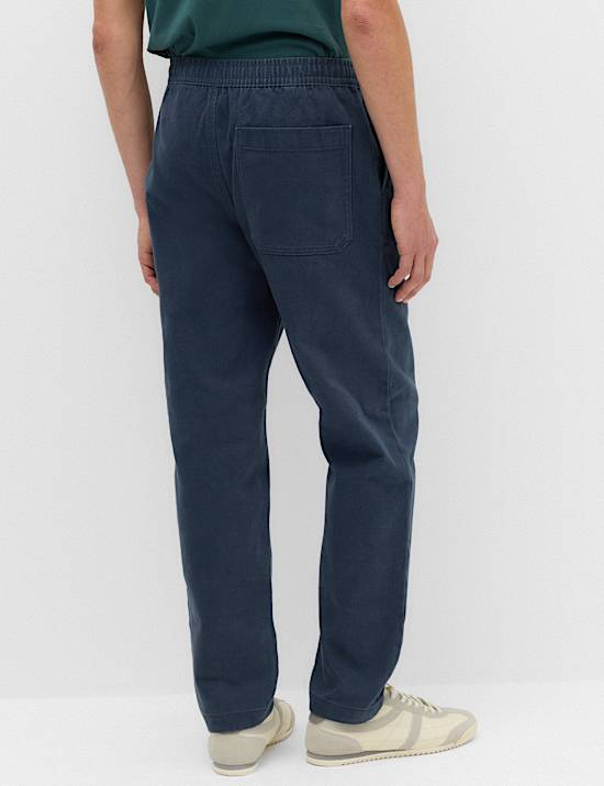 Tapered Fit Elasticated Waist Trousers