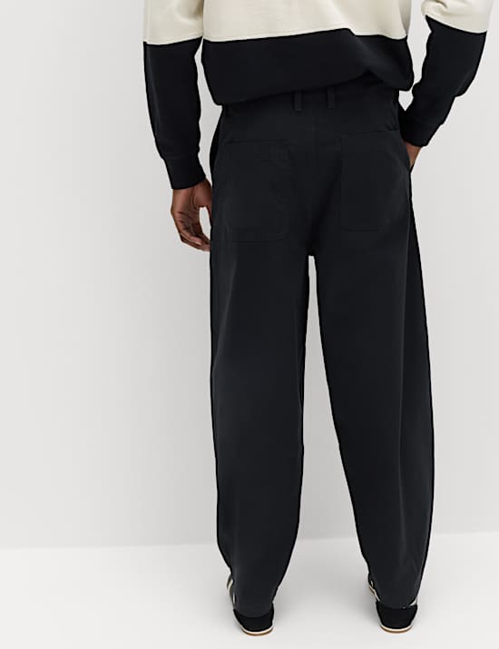 Barrel Fit Trousers