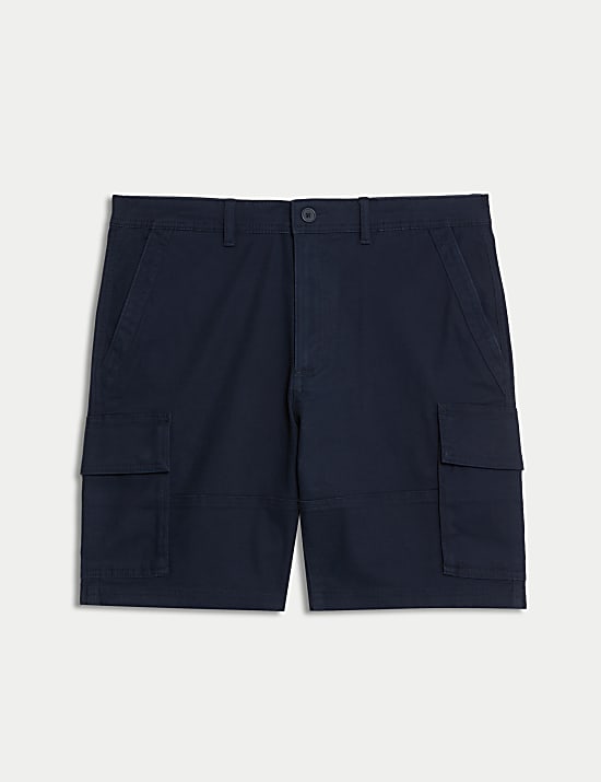 Straight Fit Stretch Cargo Short