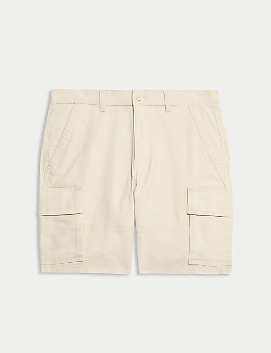 Straight Fit Stretch Cargo Short