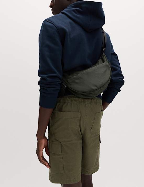 Elasticated Waist Ripstop Cargo Shorts