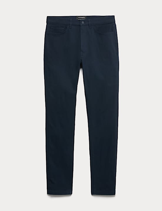 Slim Fit Performance Twill 5 Pocket Trousers