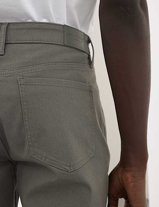 Slim Fit Performance Twill 5 Pocket Trousers