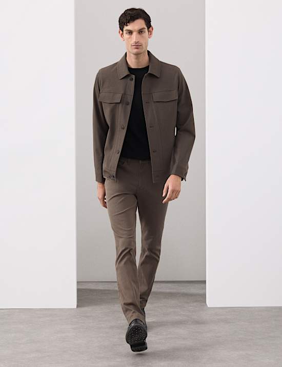 Παντελόνι ντιαγκονάλ Performance με 5 τσέπες