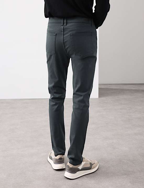 Cotton Rich Twill Performance Trousers