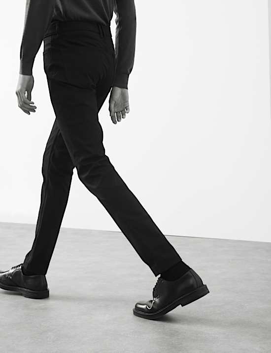 Slim Fit Performance Twill 5 Pocket Trousers