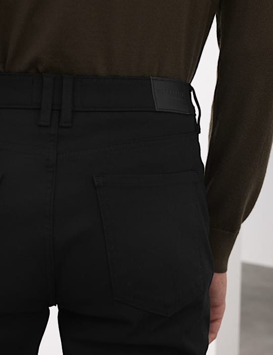 Slim Fit Performance Twill 5 Pocket Trousers