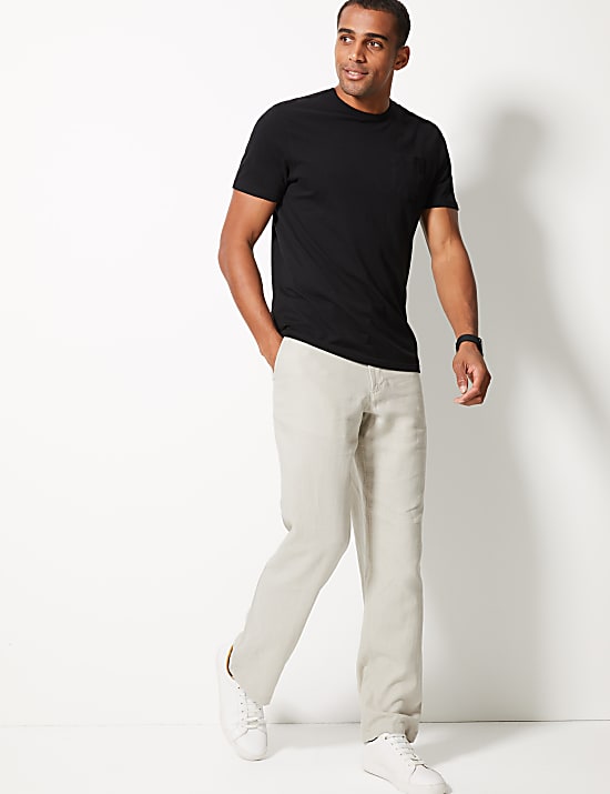 Linen Rich Trousers