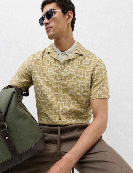 Loose Fit Pure Linen Elasticated Waist Trousers
