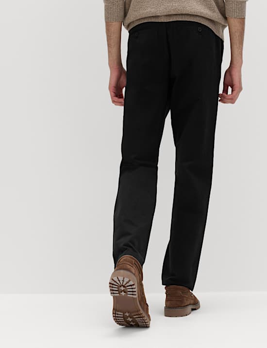 Regular Fit Pure Cotton Chinos