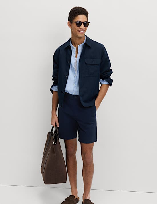 2pk Regular Fit Stretch Chino Shorts