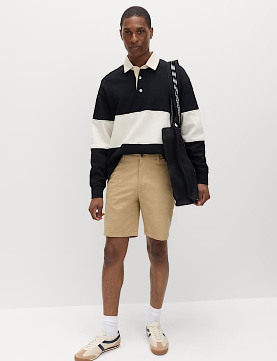 2 Pack Regular Fit Stretch Chino Shorts