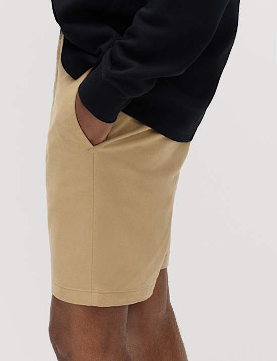 2 Pack Regular Fit Stretch Chino Shorts