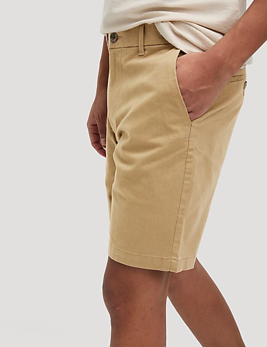 2pk Regular Fit Stretch Chino Shorts