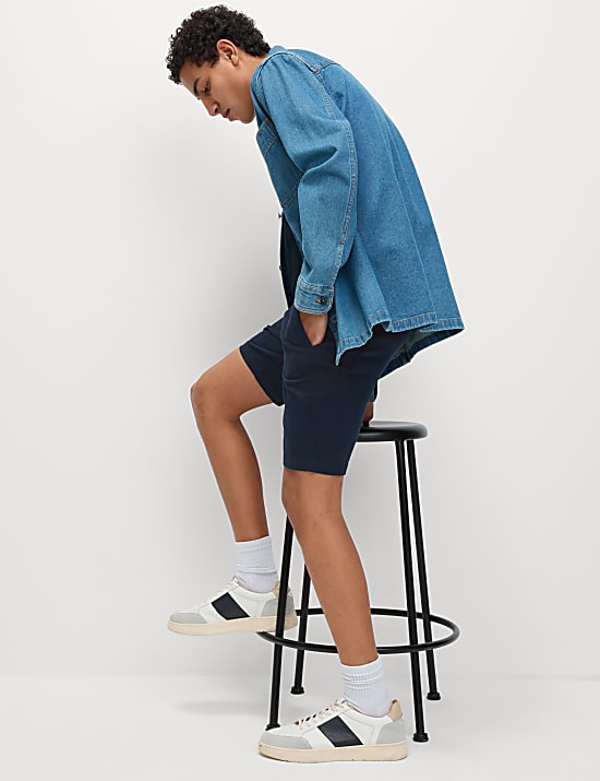 2pk Slim Fit Stretch Chino Shorts