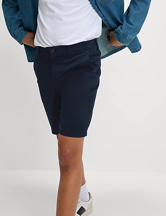 2pk Slim Fit Stretch Chino Shorts