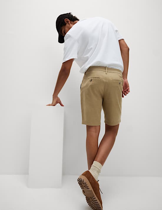 2pk Slim Fit Stretch Chino Shorts