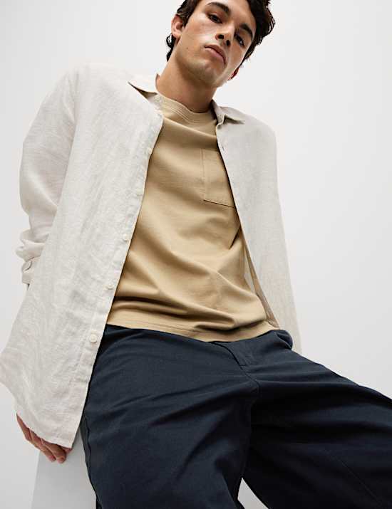 Loose Fit Stretch Chino Shorts