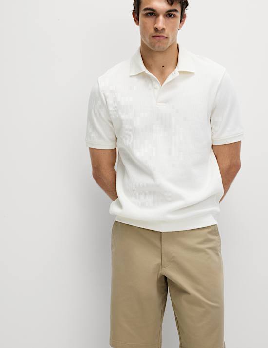Loose Fit Stretch Chino Shorts