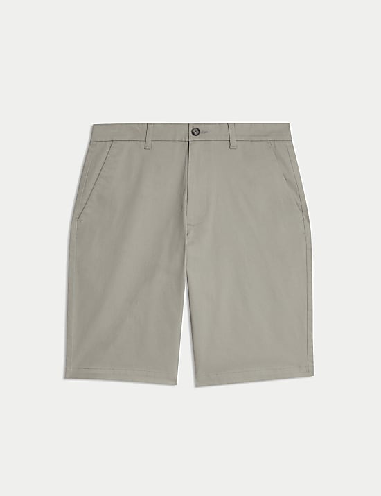 Loose Fit Stretch Chino Shorts