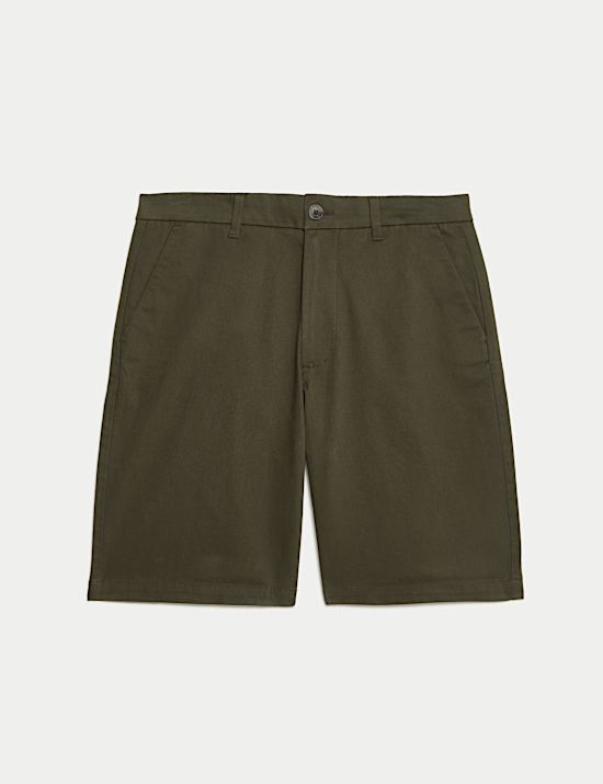 Loose Fit Stretch Chino Shorts