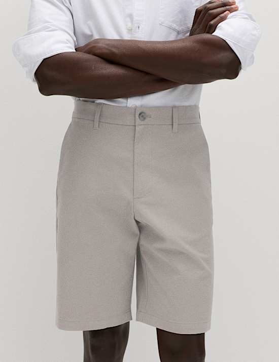 Loose Fit Stretch Chino Shorts