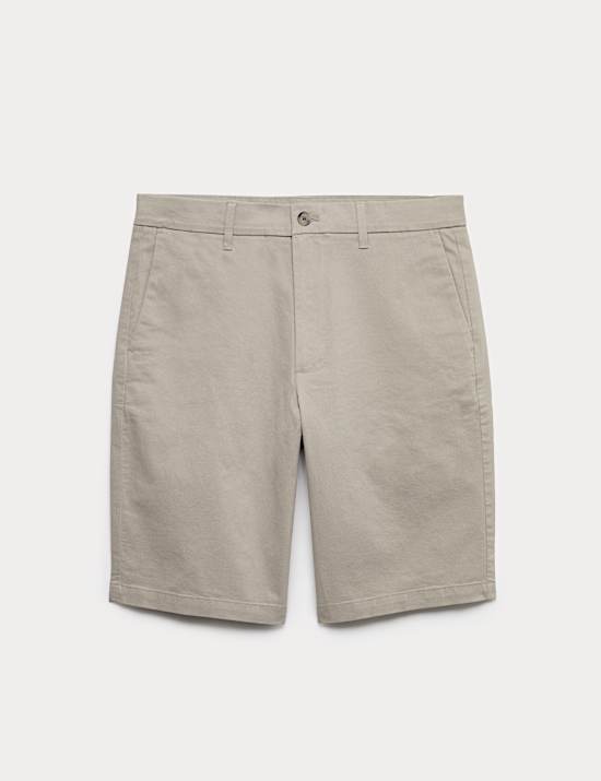 Loose Fit Stretch Chino Shorts