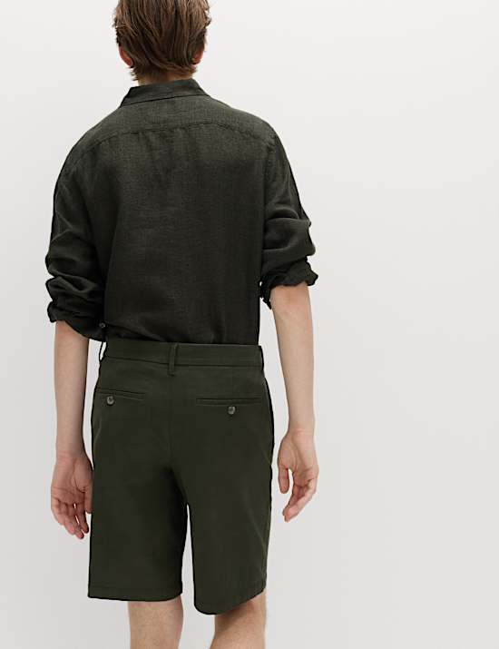 Loose Fit Stretch Chino Shorts