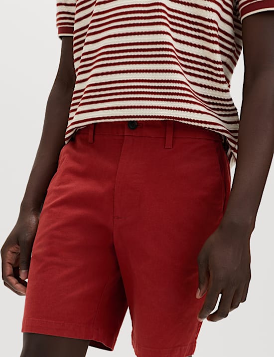 Regular Fit Stretch Chino Shorts
