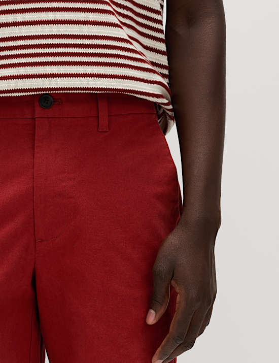 Regular Fit Stretch Chino Shorts