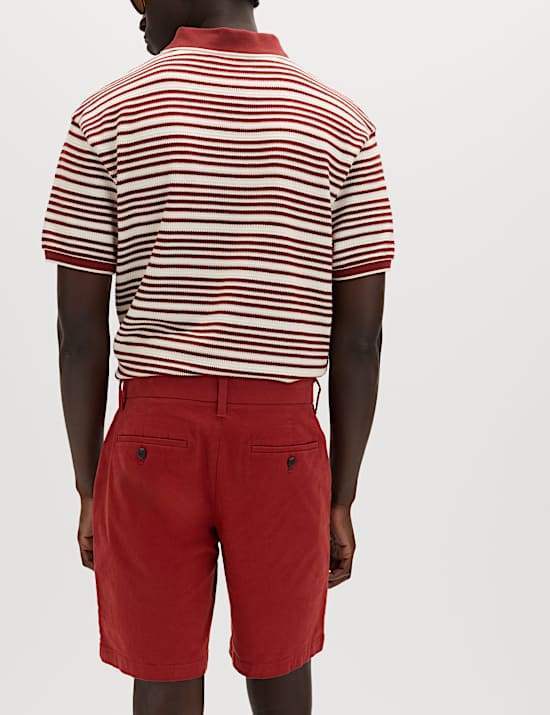 Regular Fit Stretch Chino Shorts