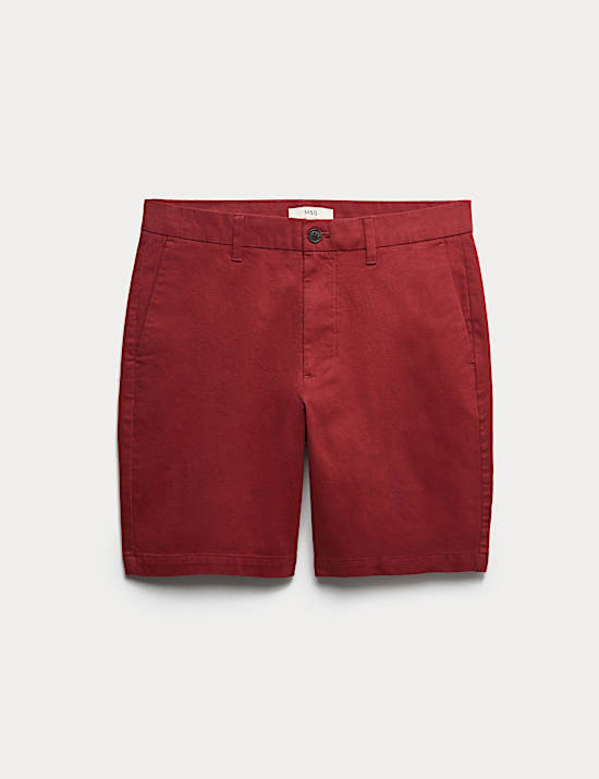 Regular Fit Stretch Chino Shorts
