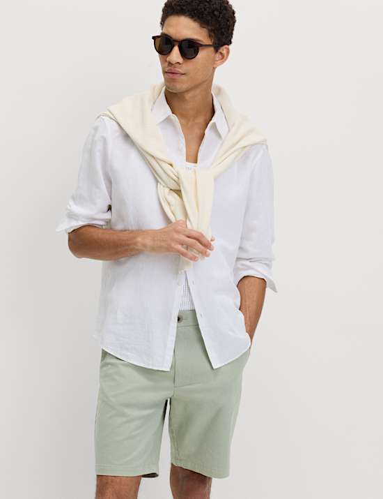 Regular Fit Stretch Chino Shorts