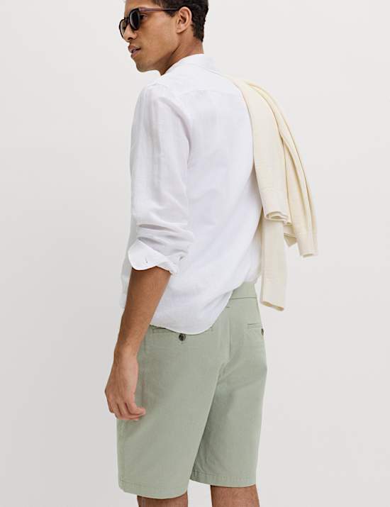 Regular Fit Stretch Chino Shorts