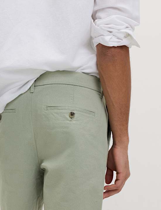 Regular Fit Stretch Chino Shorts