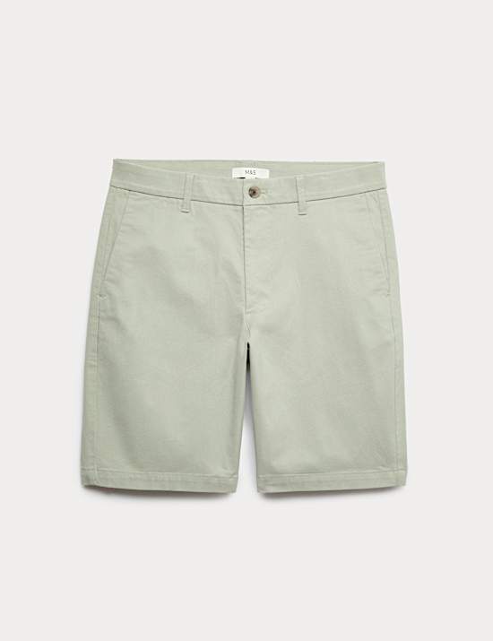 Regular Fit Stretch Chino Shorts