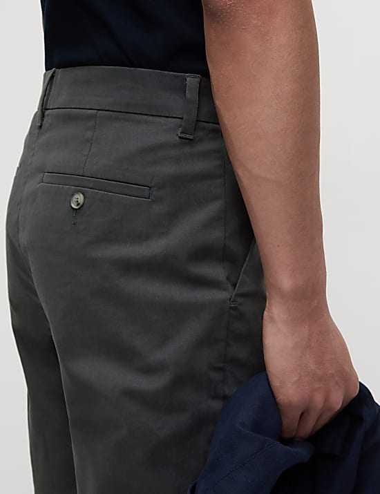 Regular Fit Stretch Chino Shorts