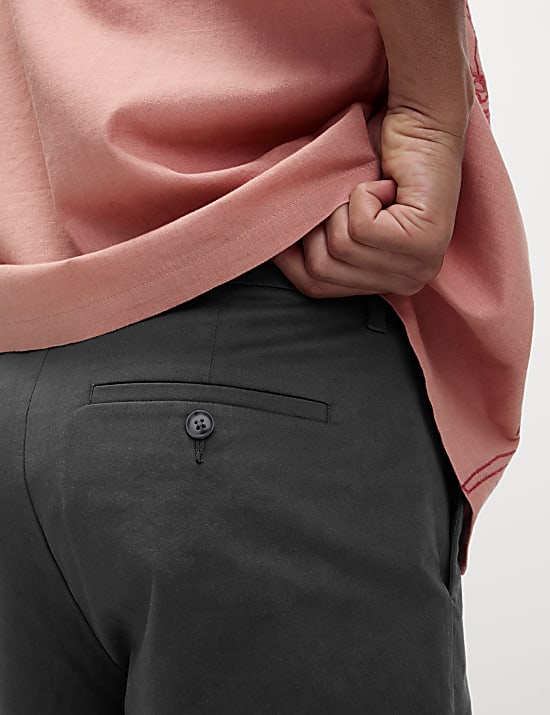 Regular Fit Stretch Chino Shorts